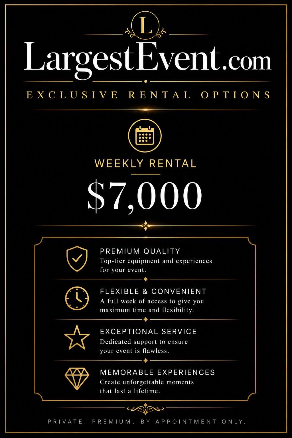 Weekly Rental