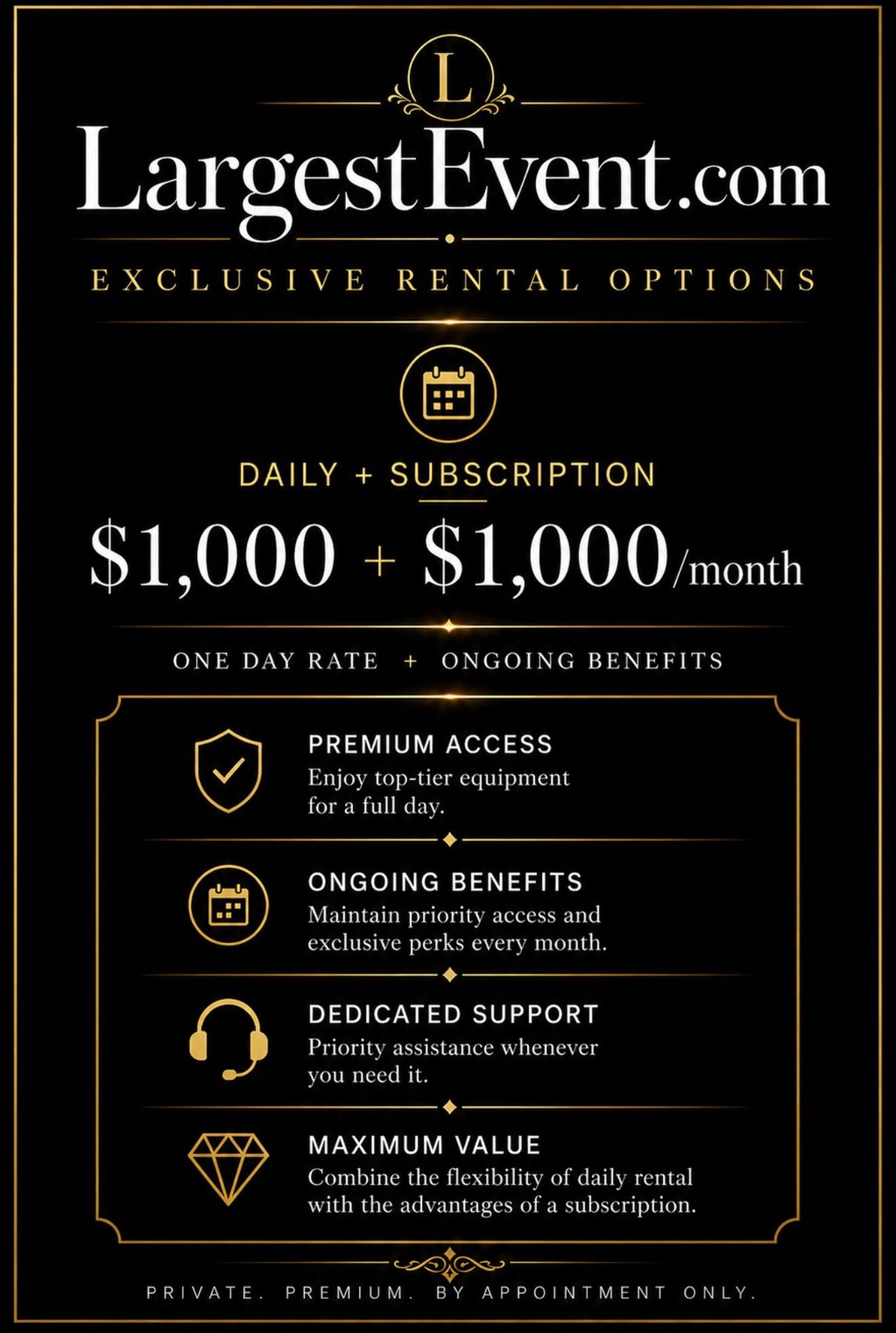 Daily Rent + Subscription